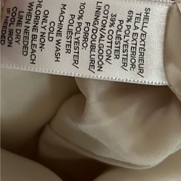 LOFT Yellow Print Lined Mini Skirt Size 4 - Picture 9 of 10